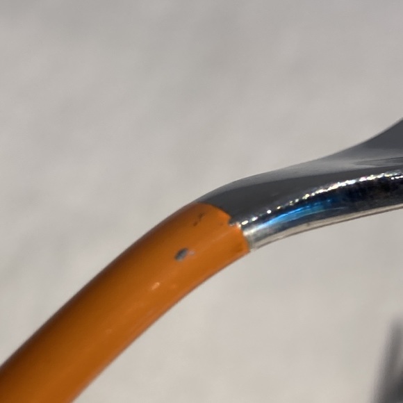 Fiesta (8) salad forks orange utensils flatware - Picture 4 of 13